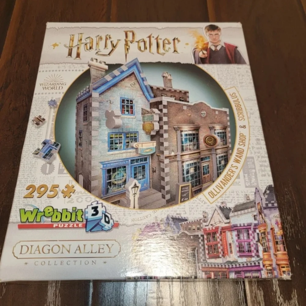 Harry Potter 3D Puzzle Diagon Alley house toys building olivanders wand shop